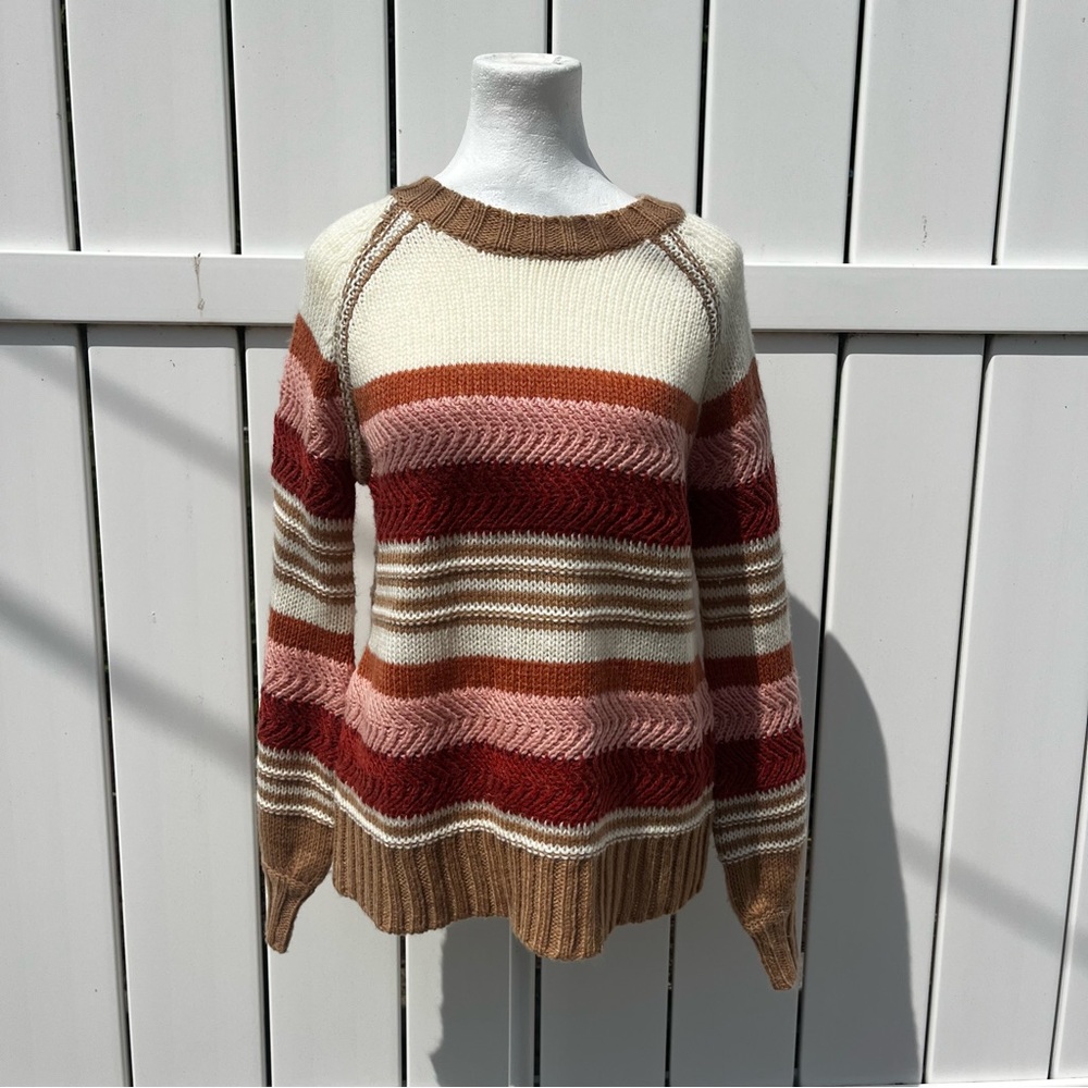 Vici Multicolor Striped Sweater